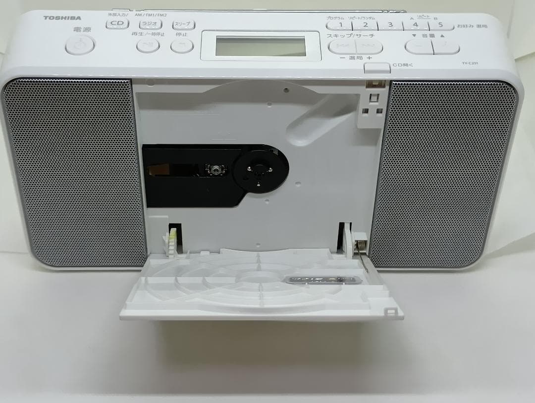 中古：箱説ナシ：動作確認済｜TOSHIBA（東芝） CDラジオ TY-C251