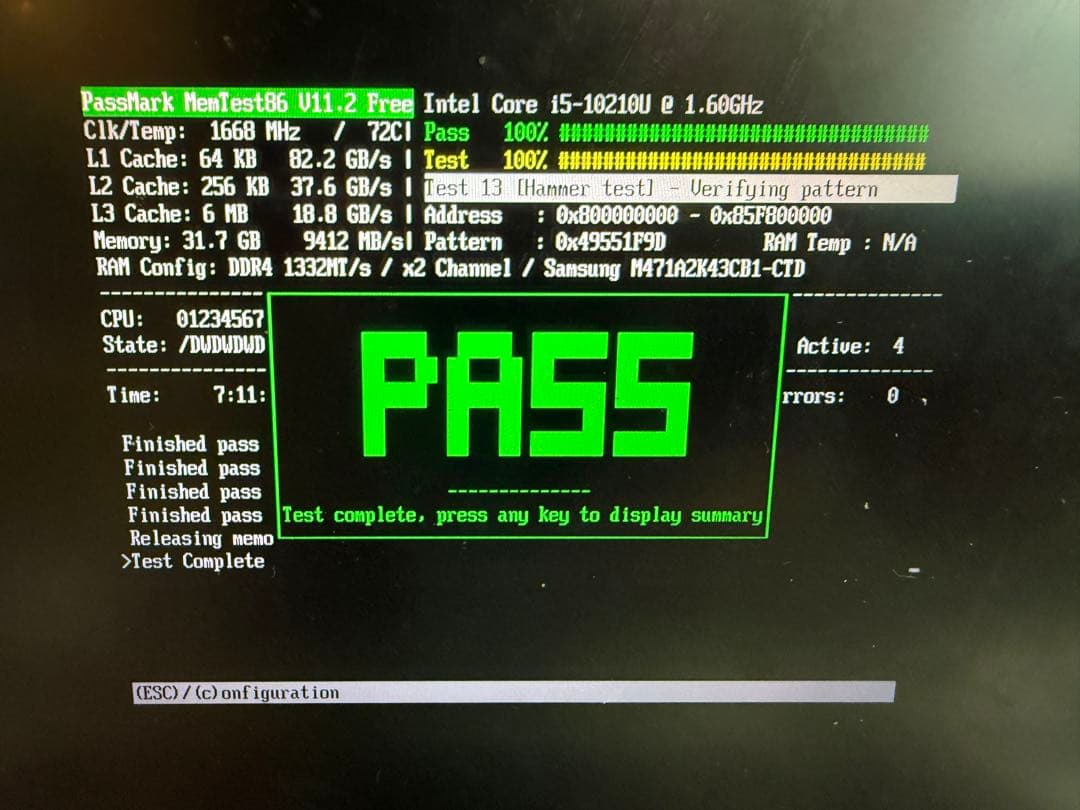 中古　動作確認済 ddr4 メモリ ノート 16GB x2 合計32 おまけ付き