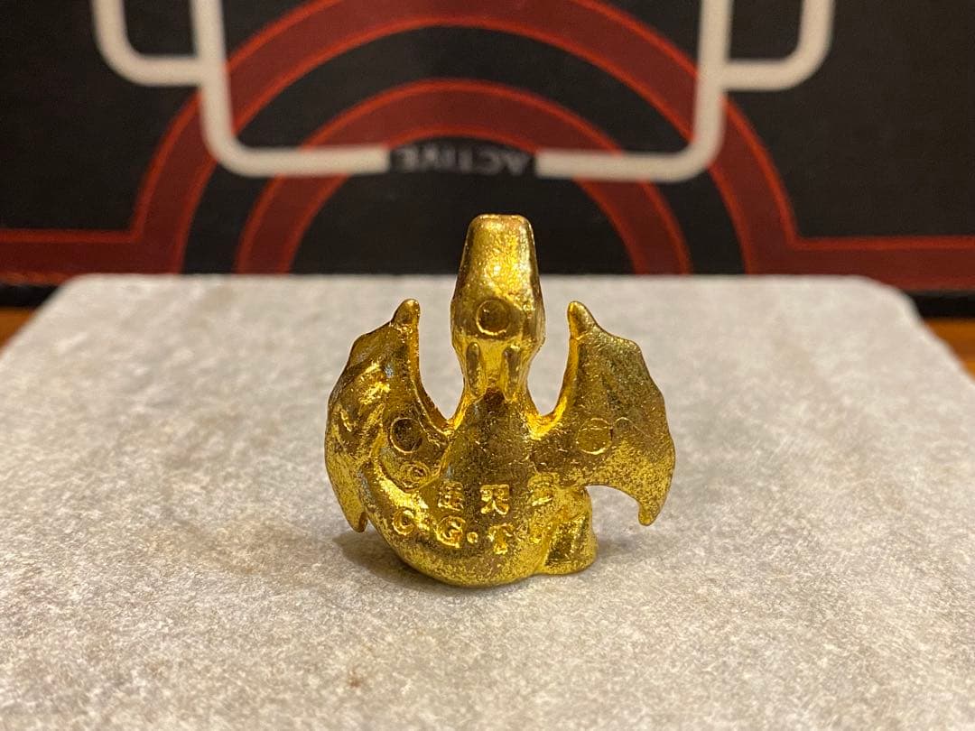 ポケモンメタルコレクション　金のリザードン　ゴールド　初代　希少品