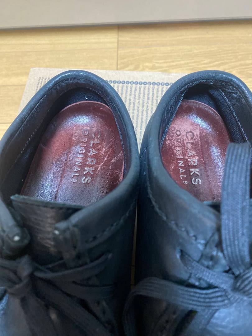 CLARKS WallabeeGTX （ブラック / ブラックレザー） 26.5