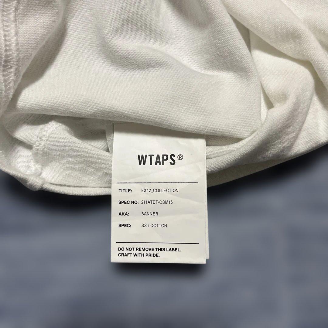 トップス M WTAPS BANNER SS COTTON T White WTVUA