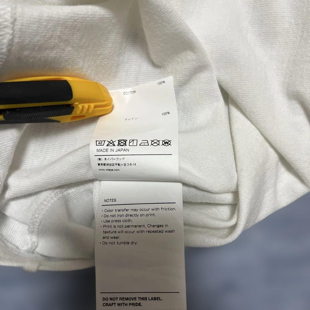 トップス M WTAPS BANNER SS COTTON T White WTVUA