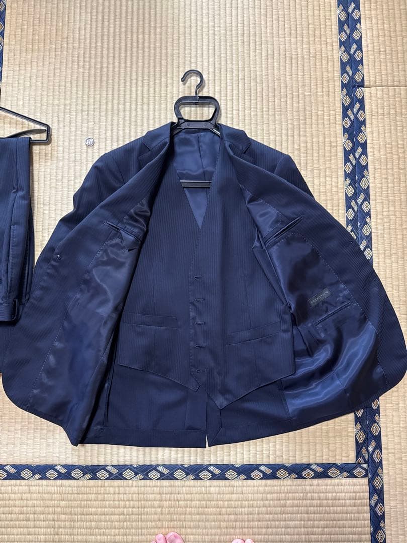 青山 HILTON ヒルトン スーツ 3点セット A5 美品