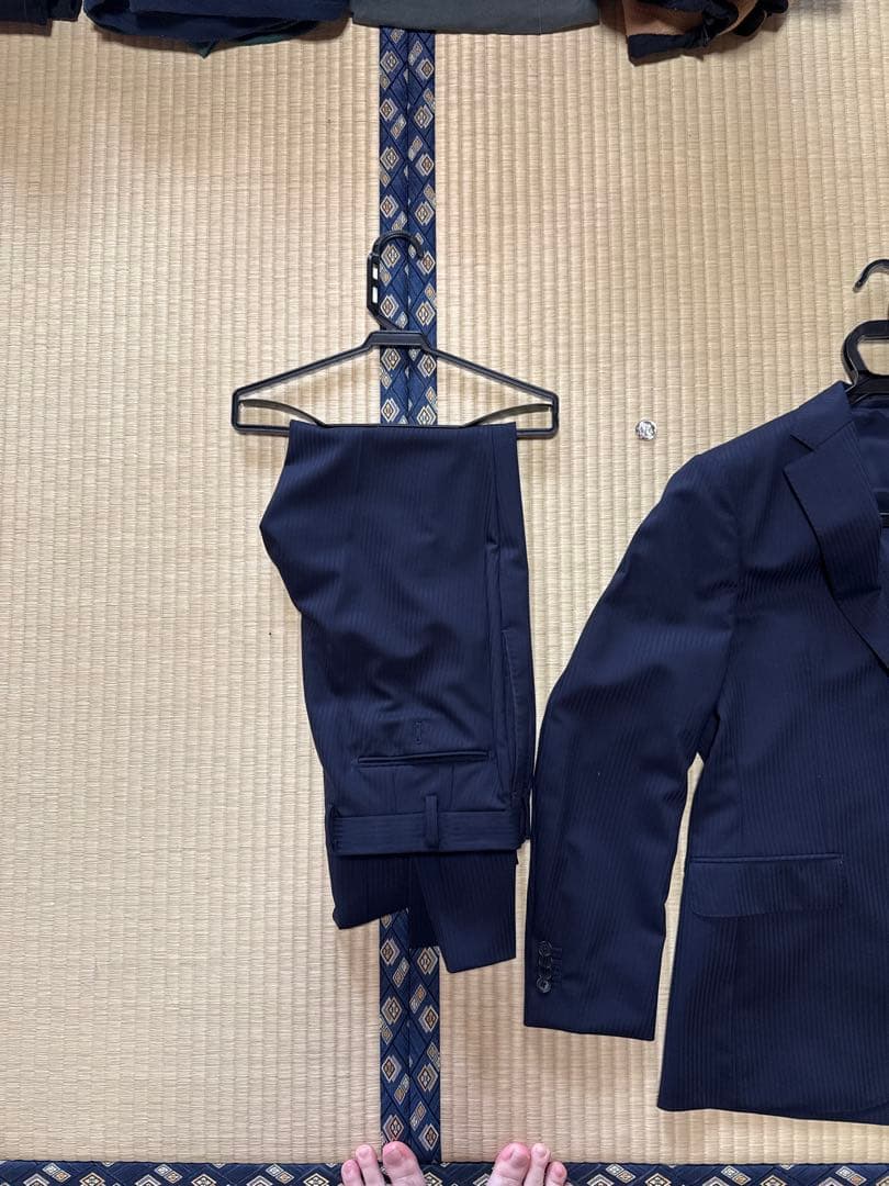 青山 HILTON ヒルトン スーツ 3点セット A5 美品