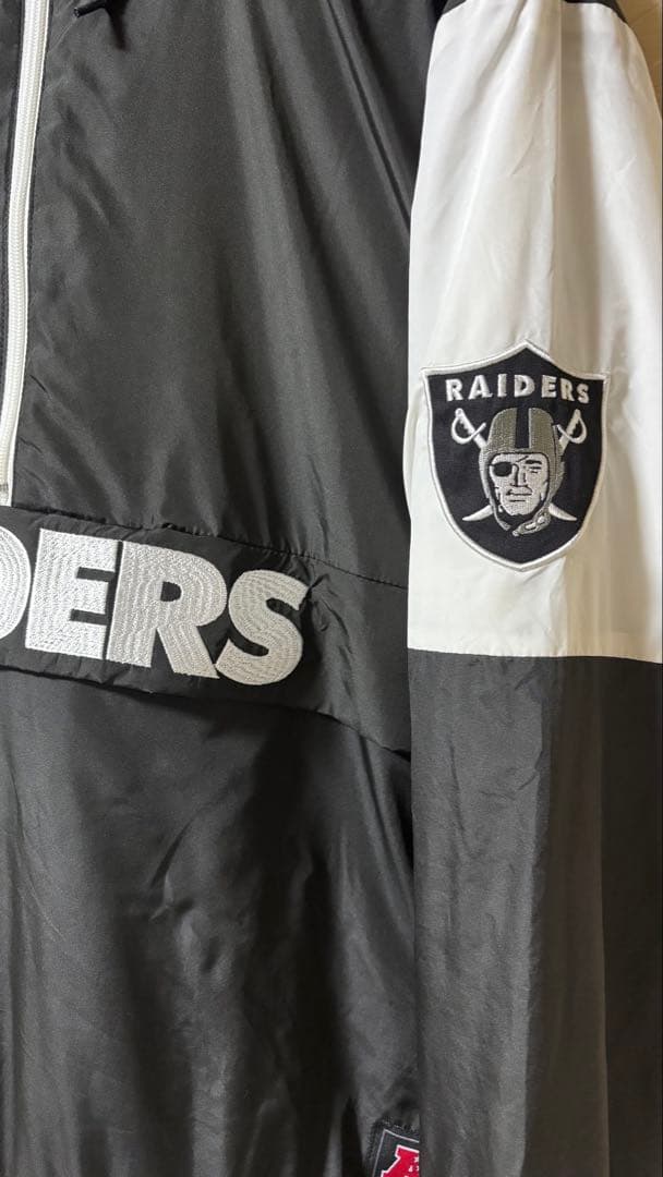 レイダース NFL アノラックパーカー ダウン 美品