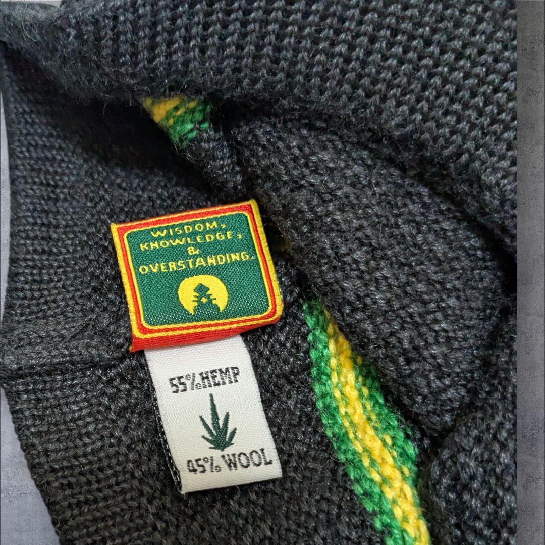 【希少】LiViTY タムキャップ　ラスタカラー　HEMP素材 ビーニー