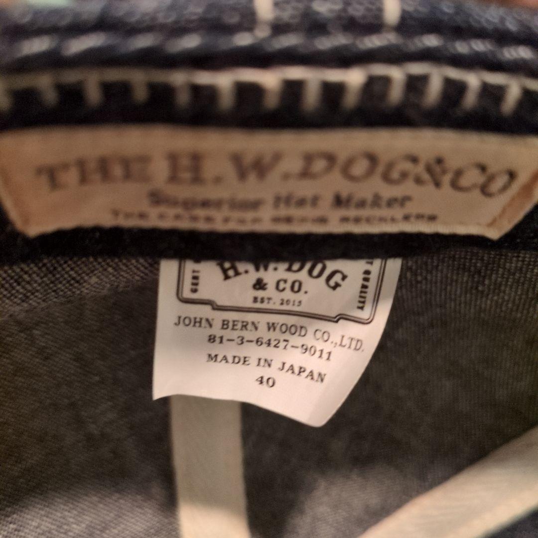 H.W.DOG & CO. デニムベースボールキャップ 40