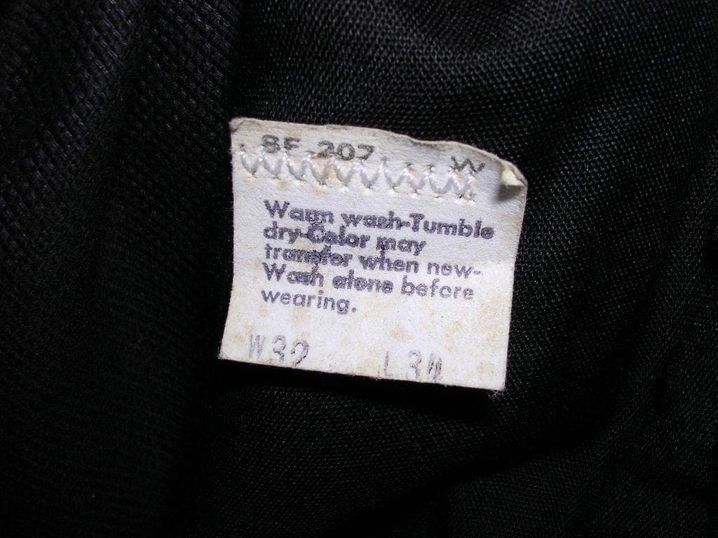 美品 81年 リーバイス 22135 9058 ベロア パンツ 黒 32/34