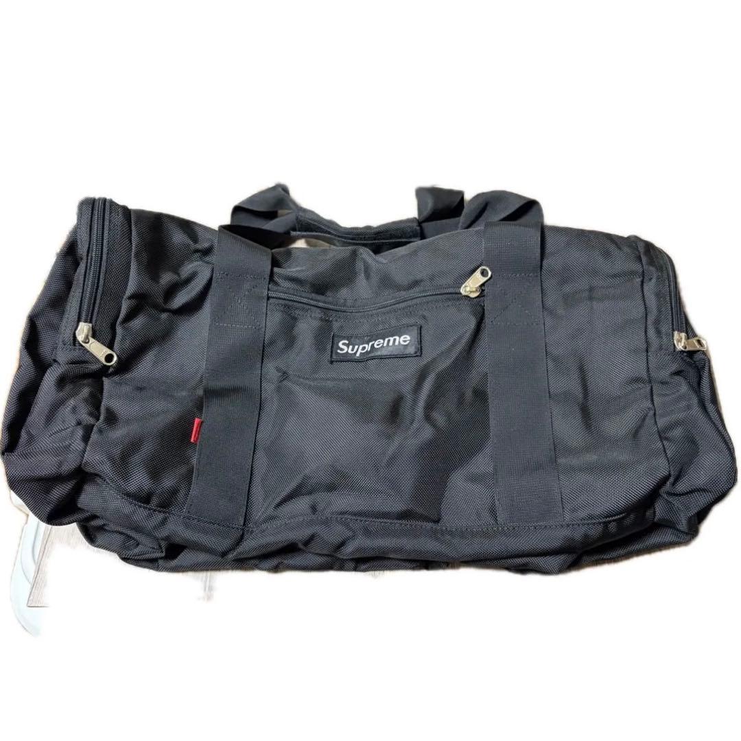 【希少】90s初期 USA製 Supreme ダッフルバッグ 黒 シュプリーム