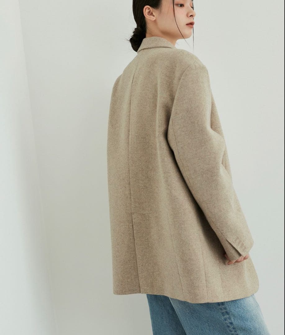 新品 ADAM ET ROPÉ FEMME ボンディングオーバージャケットコート