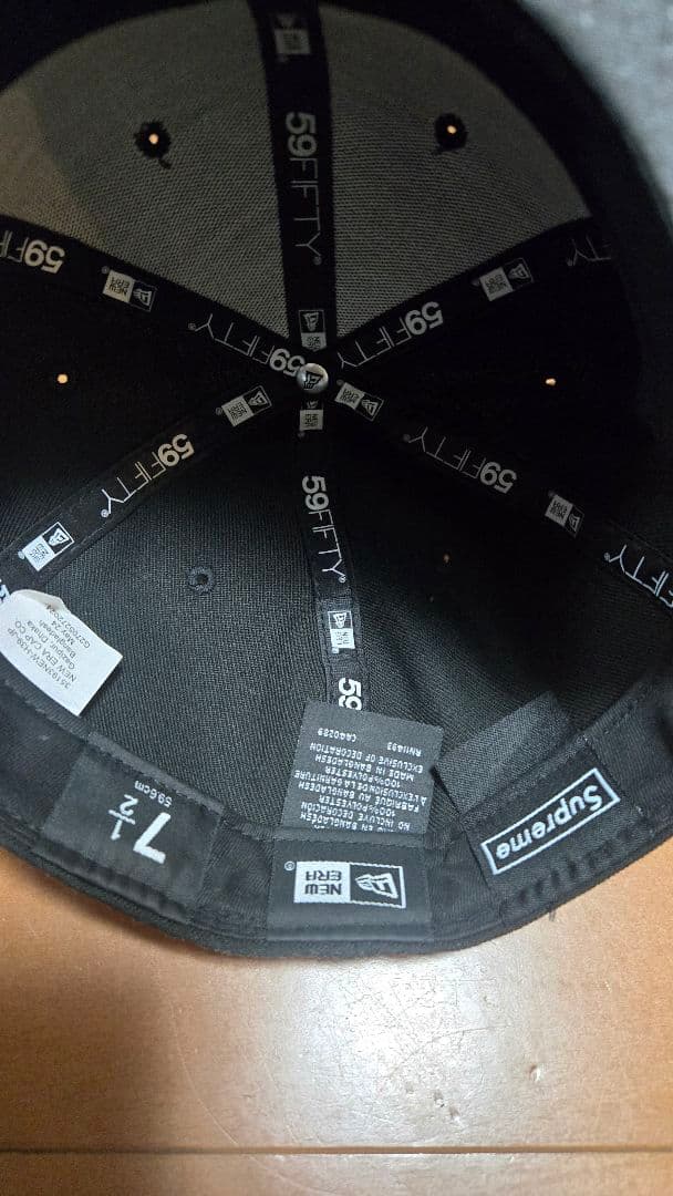 帽子 Supreme Screw Ball S Logo New Era Black