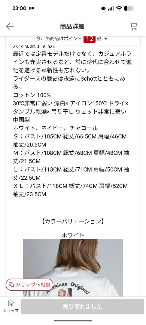 Schott　tシャツ プラグピン　Lサイズ