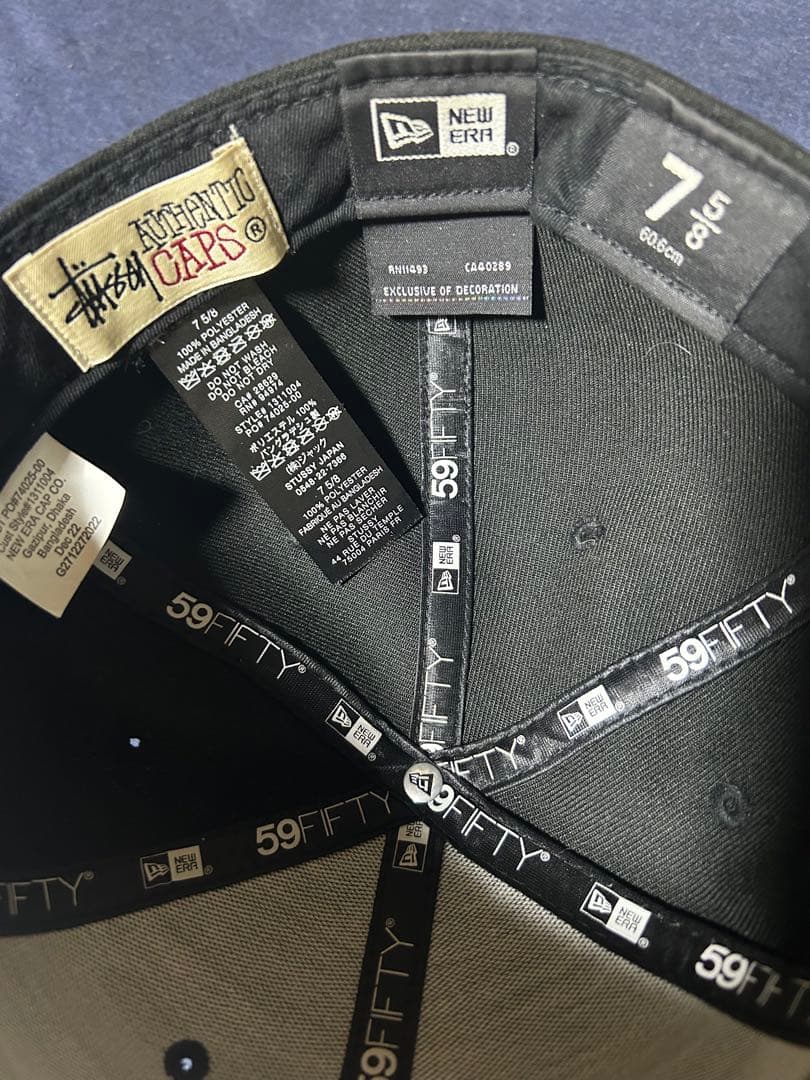 STUSSY × NEWERA LA 59FIFTY7 5/8（60.6cm）
