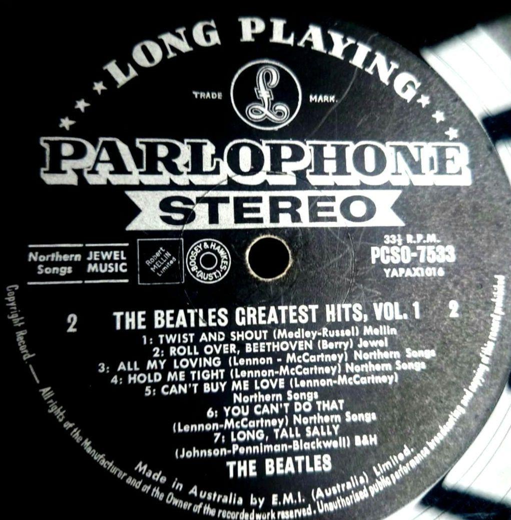 オーストラリア盤The Beatles Greatest Hits 1