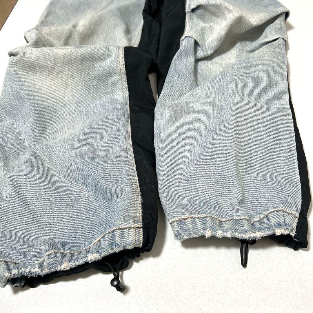 【正規品】完売品 ALEXANDER WANG ハイブリッドナイロンカーゴデニム