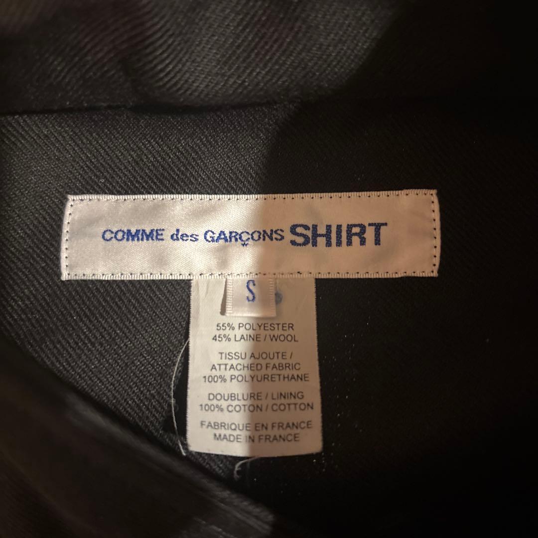 COMME des GARÇONS SHIRT 16aw テーラード袖切替レザー