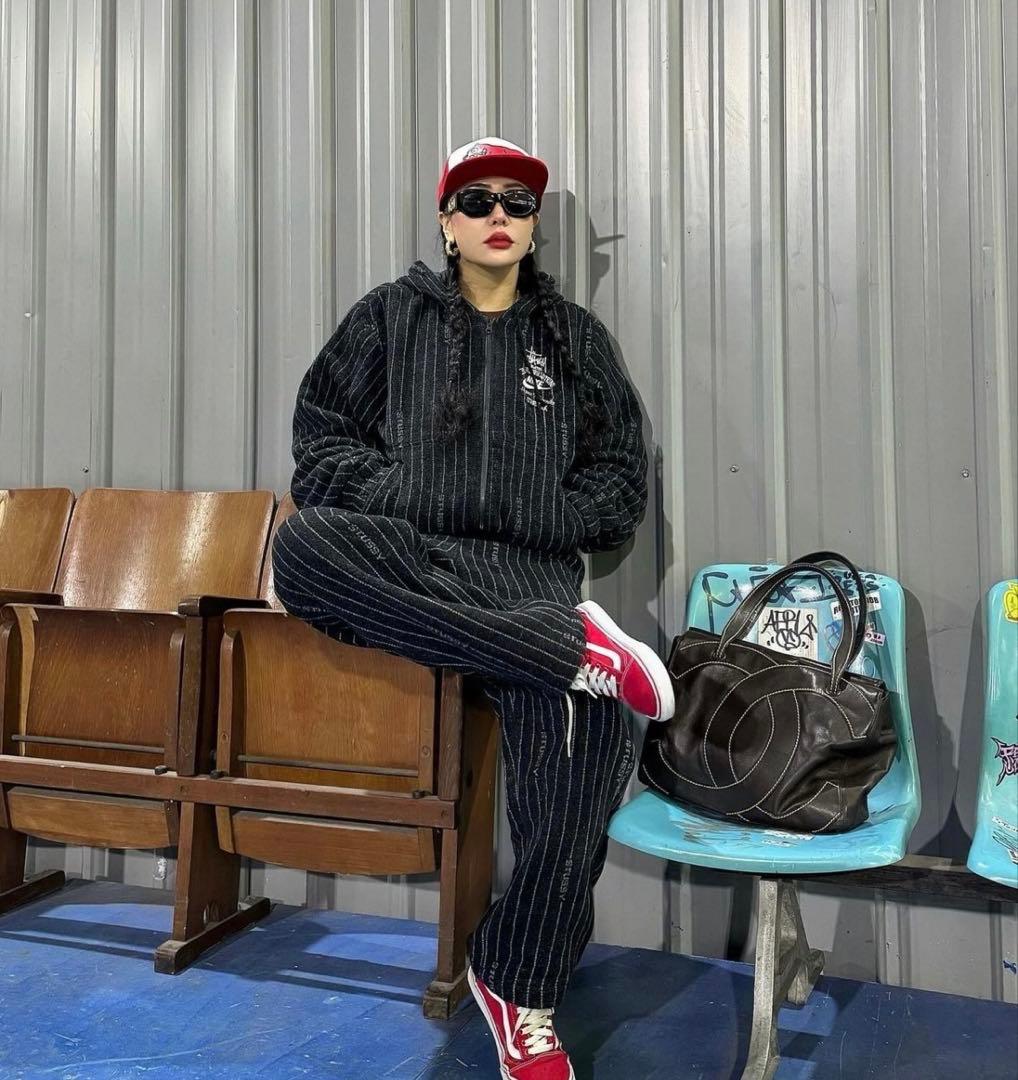 ち*る様 Stussy x Nike Striped Wool Jacket B