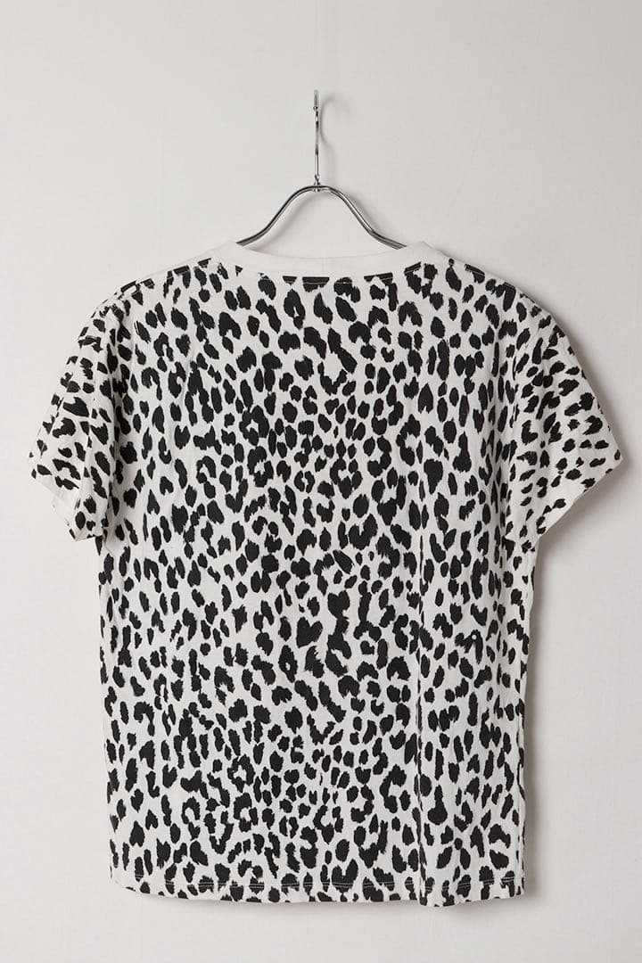 ☆SAINT LAURENT PARIS サンローランパリレオパード柄Tシャツ