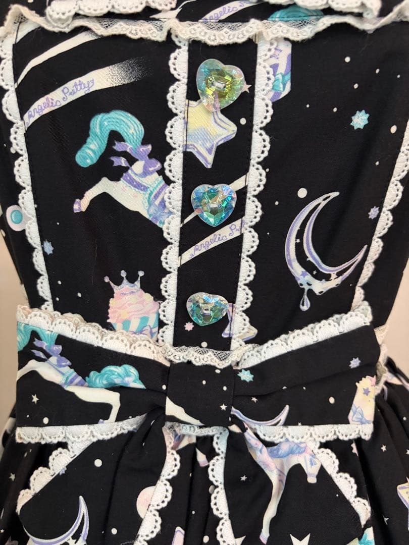 <美品>Angelic Pretty メリーゴーランドJSKとKCセット黒