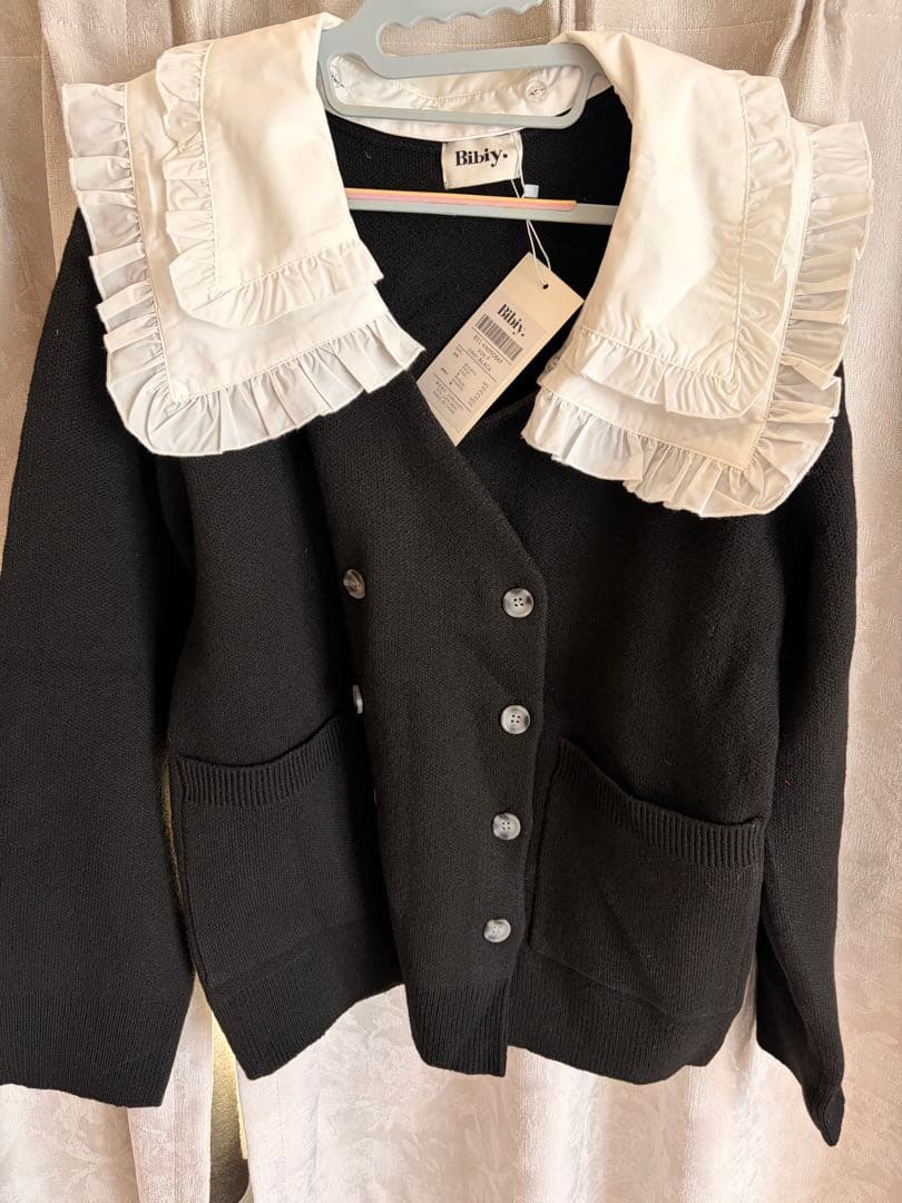 正規品 Bibiy. ANNABELLE CARDIGAN ブラック