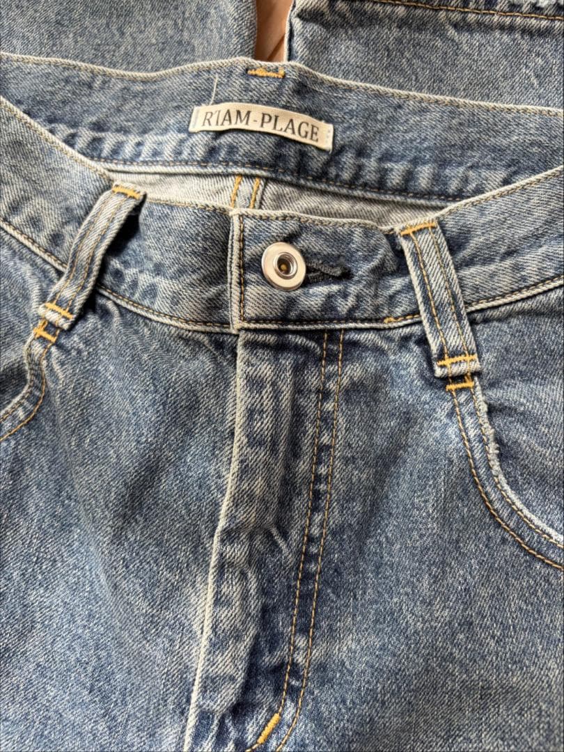 美品 R’IAM WIDE デニム 36