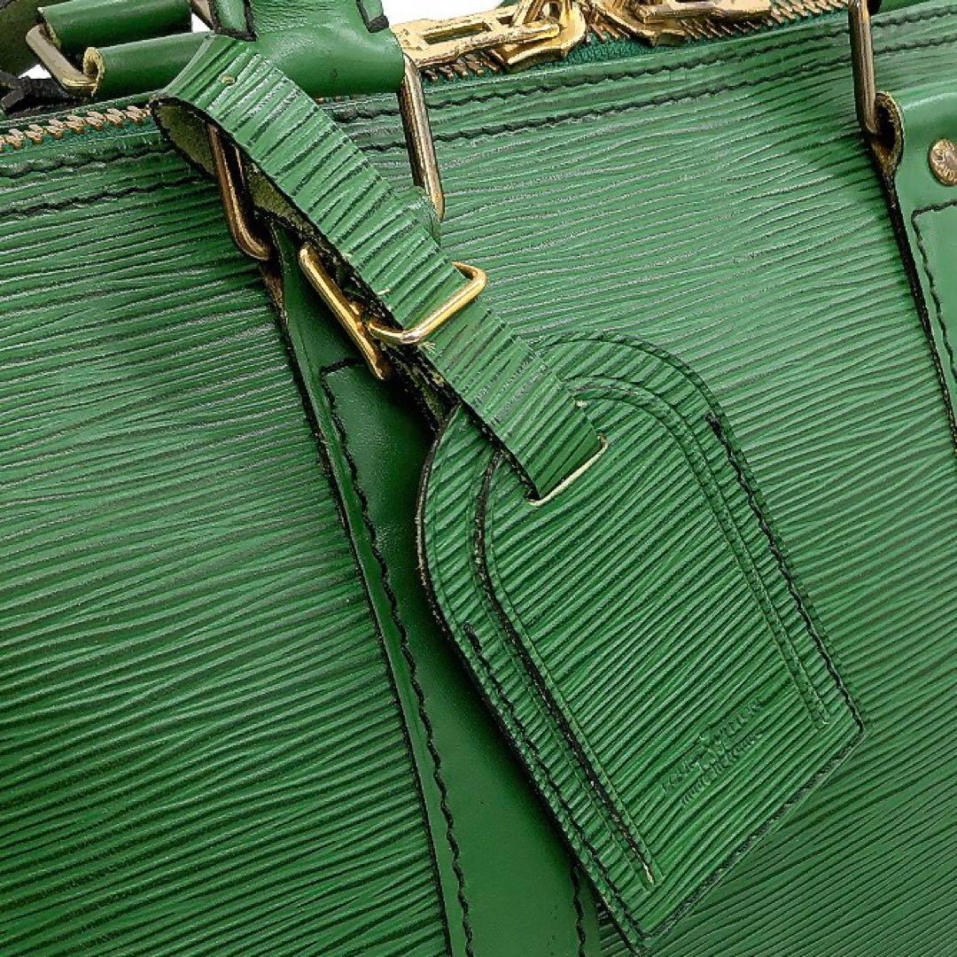 【LOUIS VUITTON】キーポル45 ボストンバッグ　エピレザー　グリーン