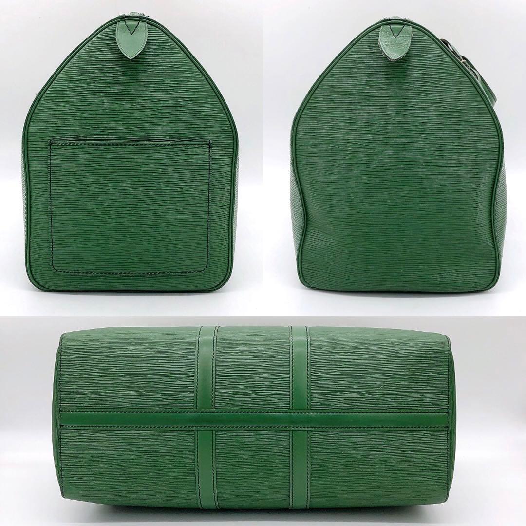 【LOUIS VUITTON】キーポル45 ボストンバッグ　エピレザー　グリーン