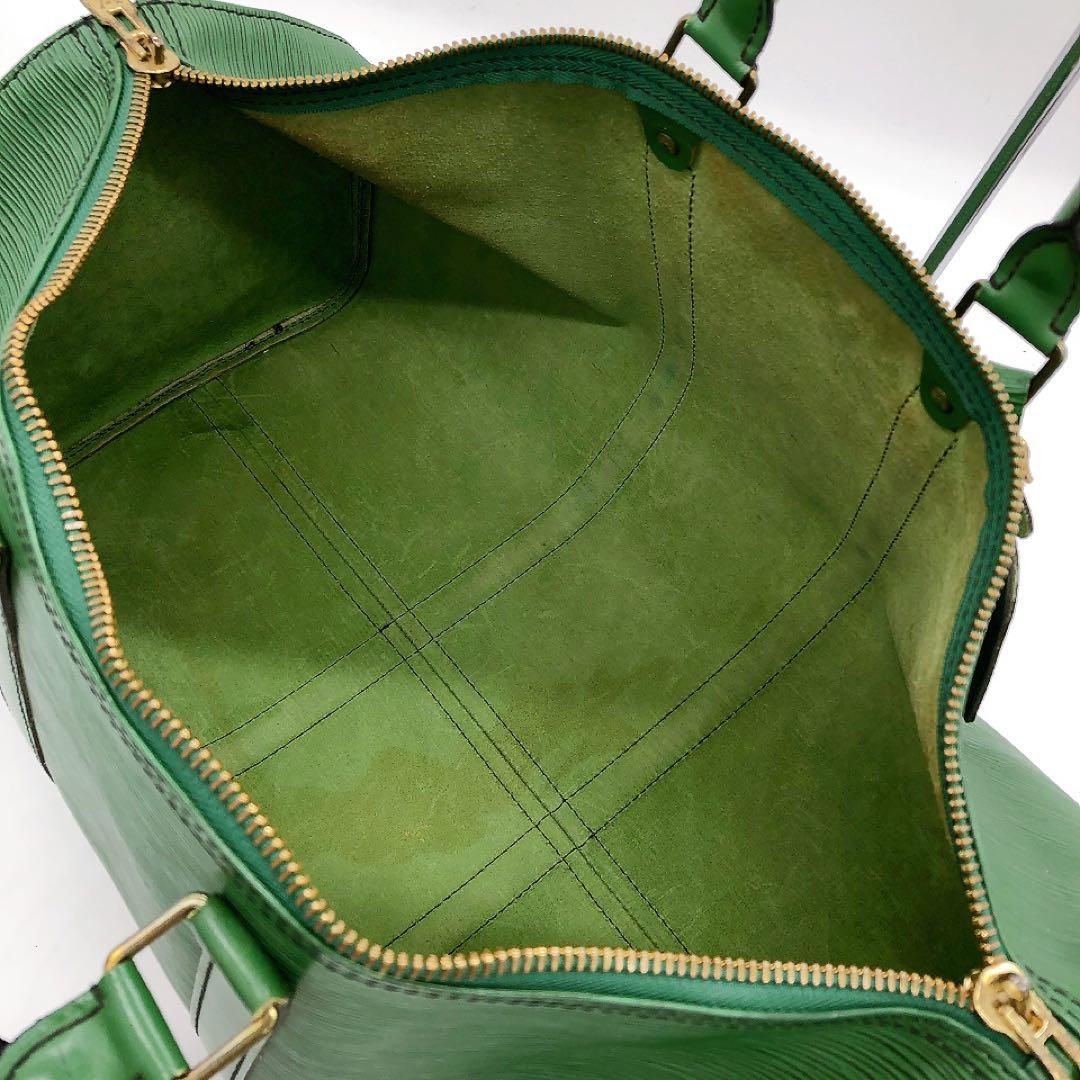 【LOUIS VUITTON】キーポル45 ボストンバッグ　エピレザー　グリーン