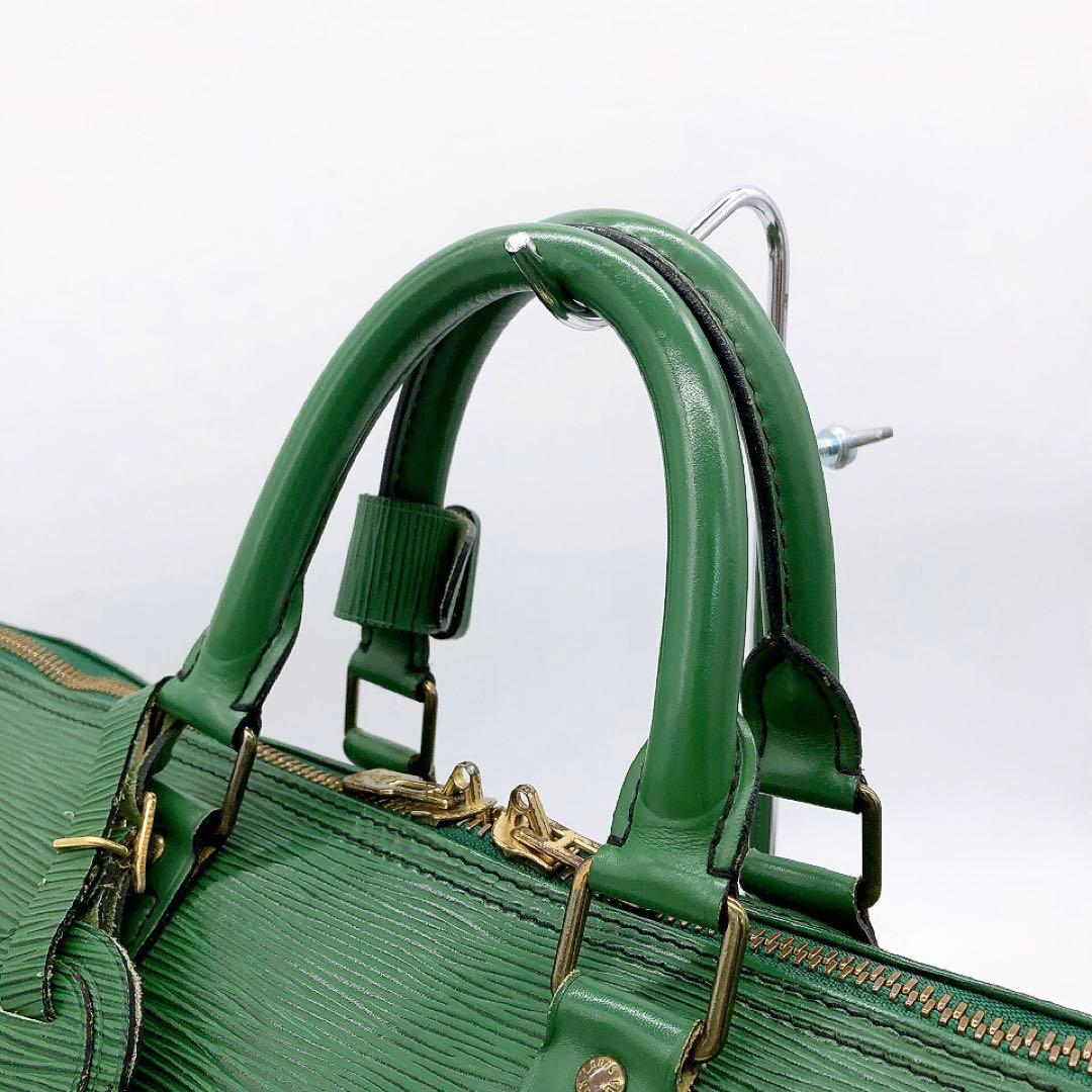 【LOUIS VUITTON】キーポル45 ボストンバッグ　エピレザー　グリーン
