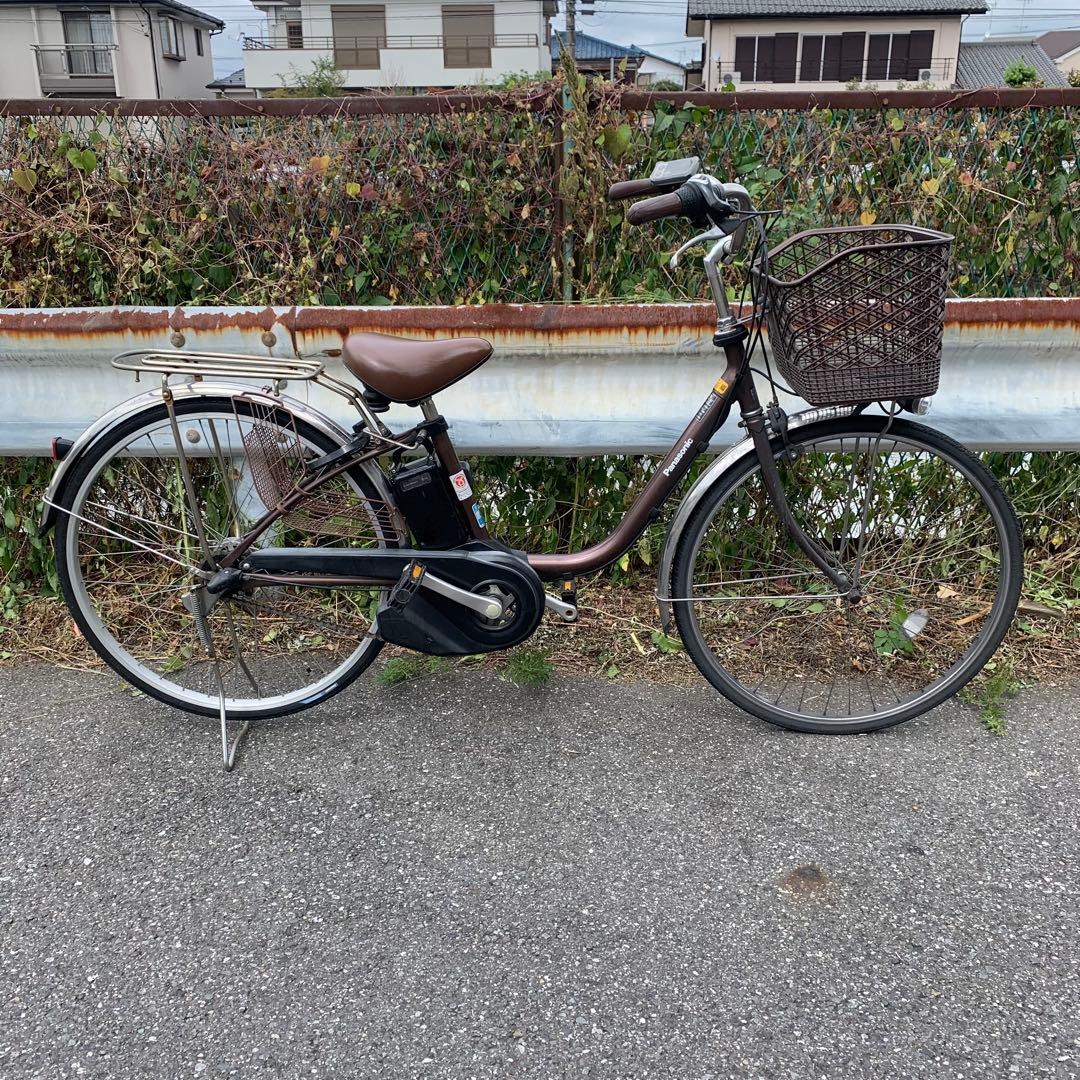 取り置き[675]送料無料 パナ電動自転車 ビビSX 充電器なし ※BTなし