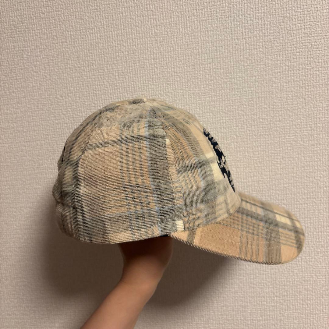 n*g様 値下げ交渉可　LQOK STUDIO チェック柄 スカルキャップ