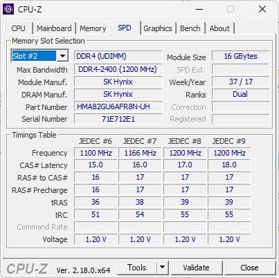 SK Hynix デスクトップ用 DDR4メモリ 16GB×2枚=計32GB