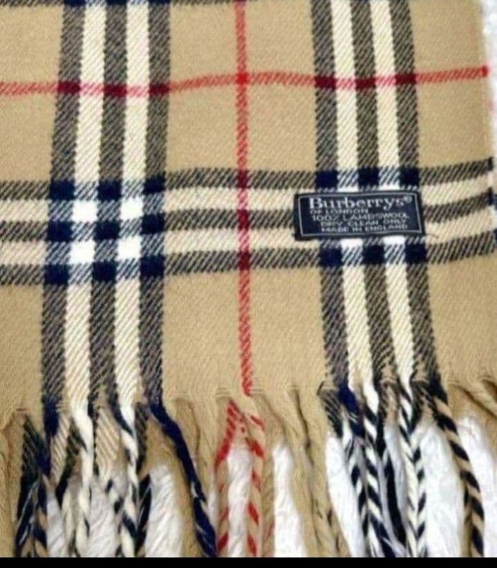 BURBERRY チェック柄 マフラー ベージュ長め