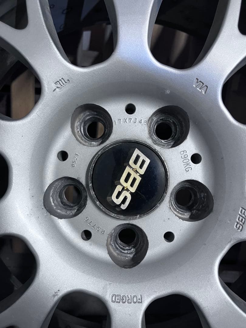 【送料込】BBS RS776 ホイール4本 17インチ7j +48 PCD100