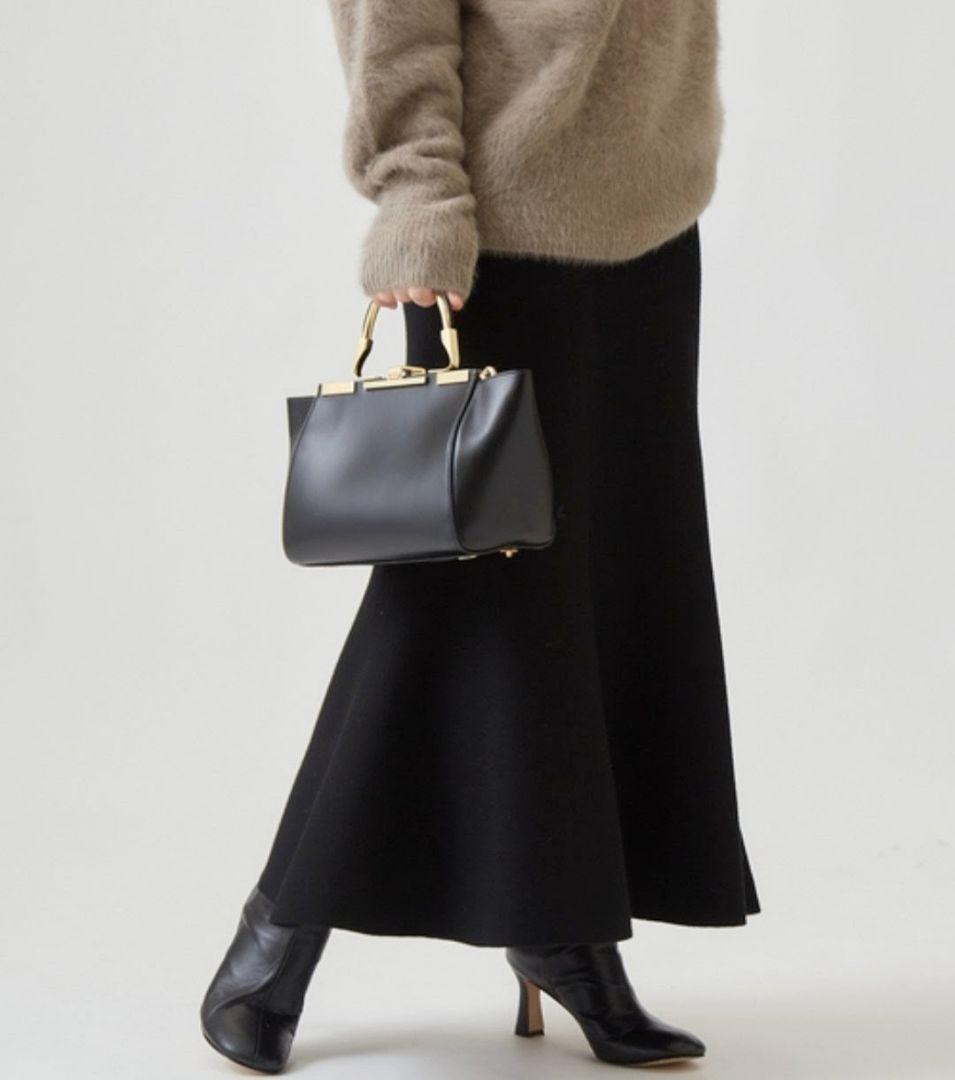 美品 JOURNAL STANDARD レサージュ ニットマーメイドスカート 黒