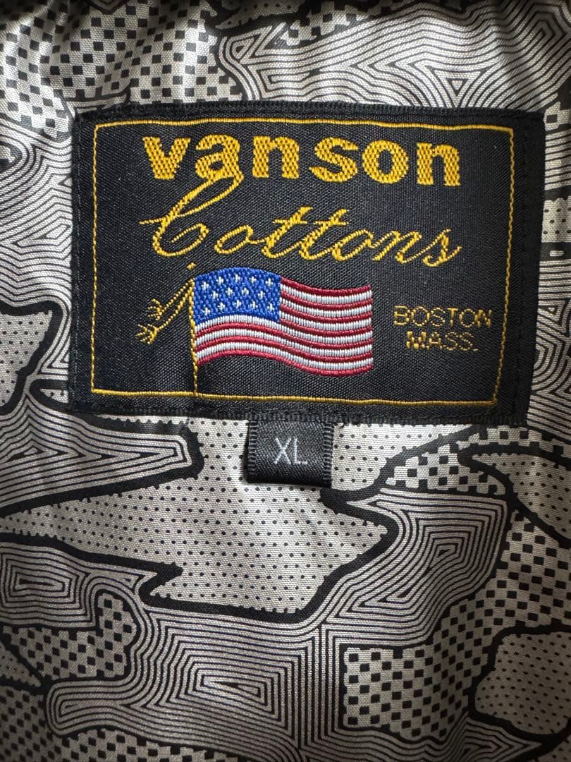 D*i様 VANSON NVJK-2205 MA-1 フライトJKT XL 刺繍