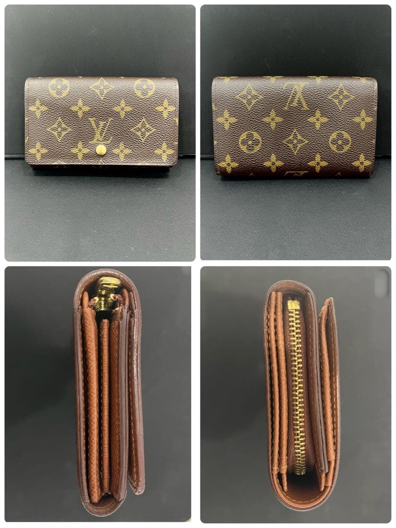 Louis Vuitton モノグラム ポルトモネビエトレゾール　財布