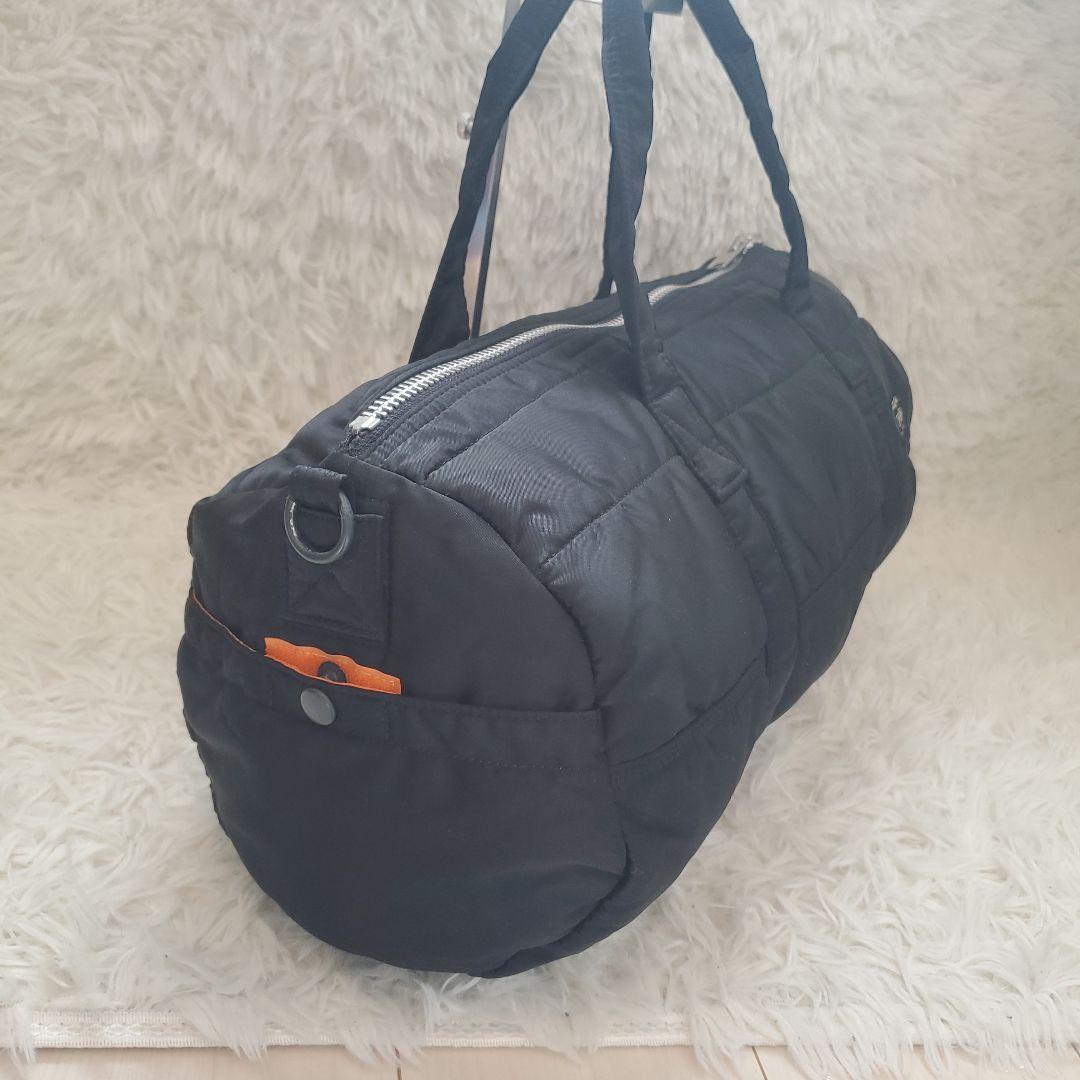 ⭐極美品⭐PORTER TANKER ブラック ドラムバッグ 2WAY