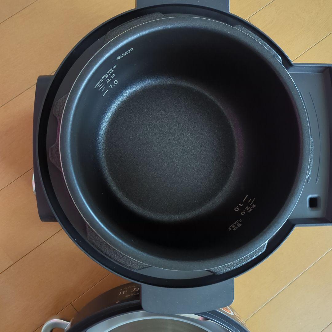 電気圧力鍋2.2L 圧力調整ブラック アイリスオーヤマ KPC-MA2 2.2L