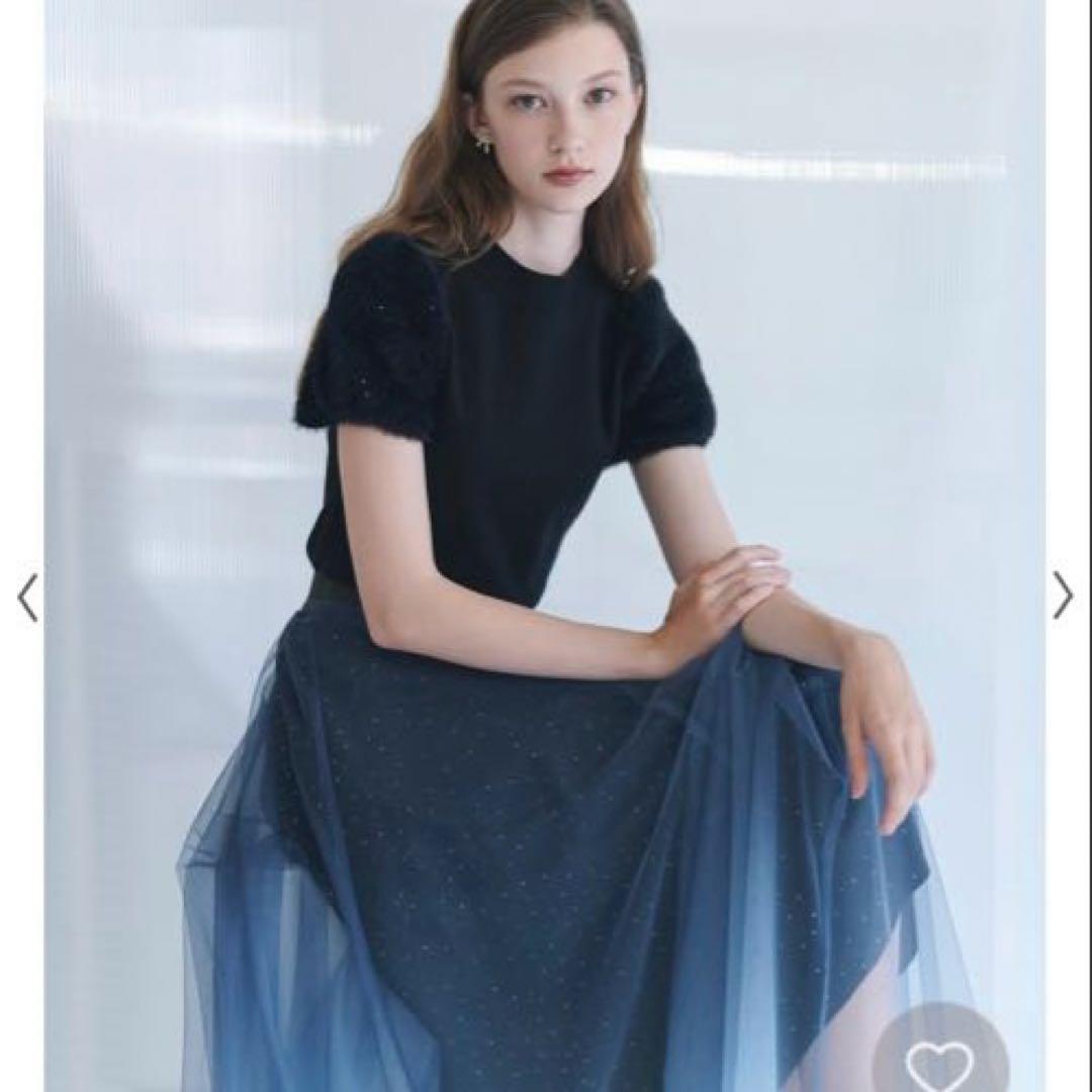 美品★定価¥15400★現行品★ノエラ グラデーションスタッズスカート ロング丈
