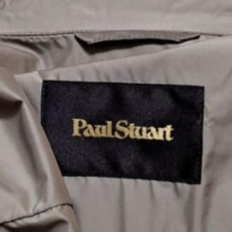 【新品タグ付】Paul Stuart　ナイロンコート　50　グレー系　撥水