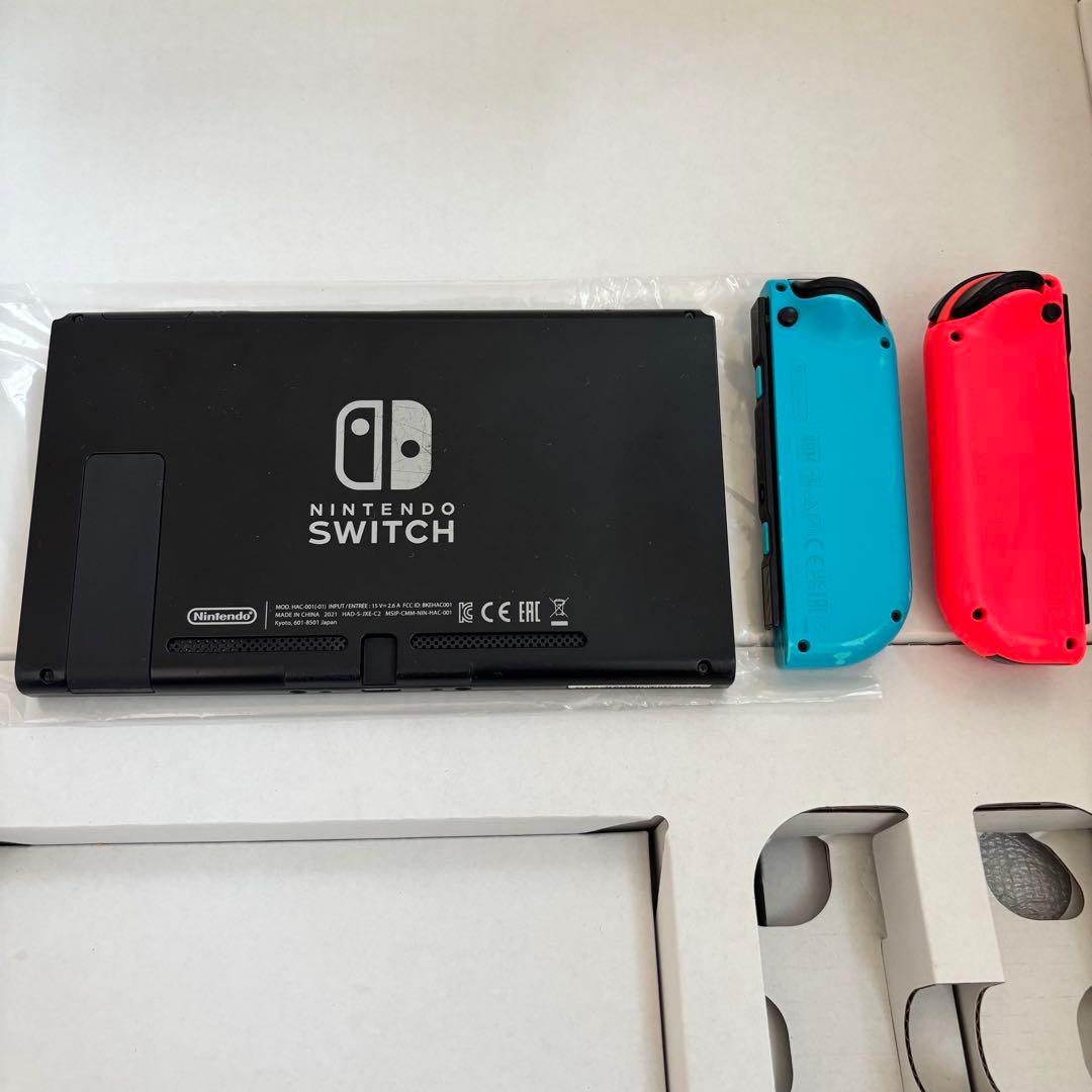 Nintendo Switch 本体 青/赤 Joy-Con付き　箱あり