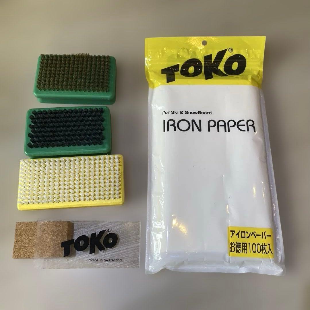 ホットワックスセット アイロン TOKO ガリウム ブラシ スキー スノーボード