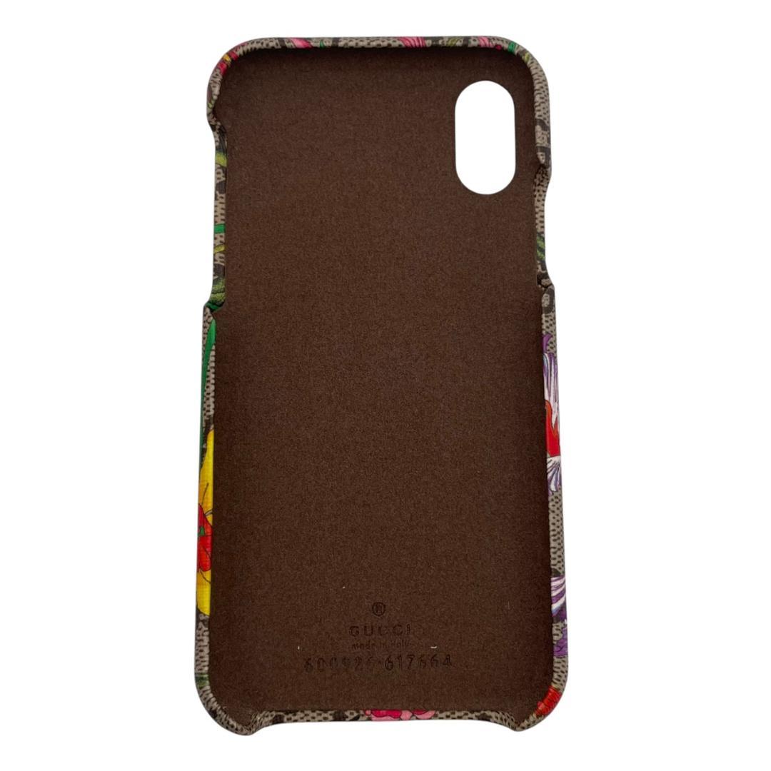 【新品】 GUCCI グッチ iPhoneXケース GG スプリーム フラワー