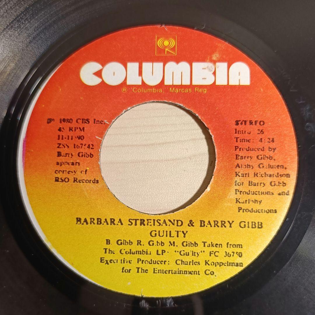 洋楽 BARBARA STREISAND & BARRY GIBB /GUILTY