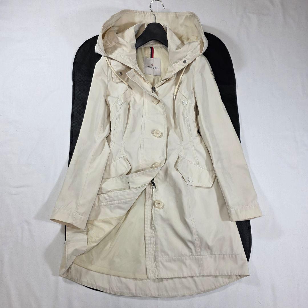 ねこ様✨MONCLER　AUDREYモッズコート　ワッペン　フード　ドローコード