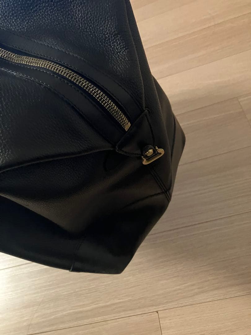 BALLY 黒 レザーボストンバッグ