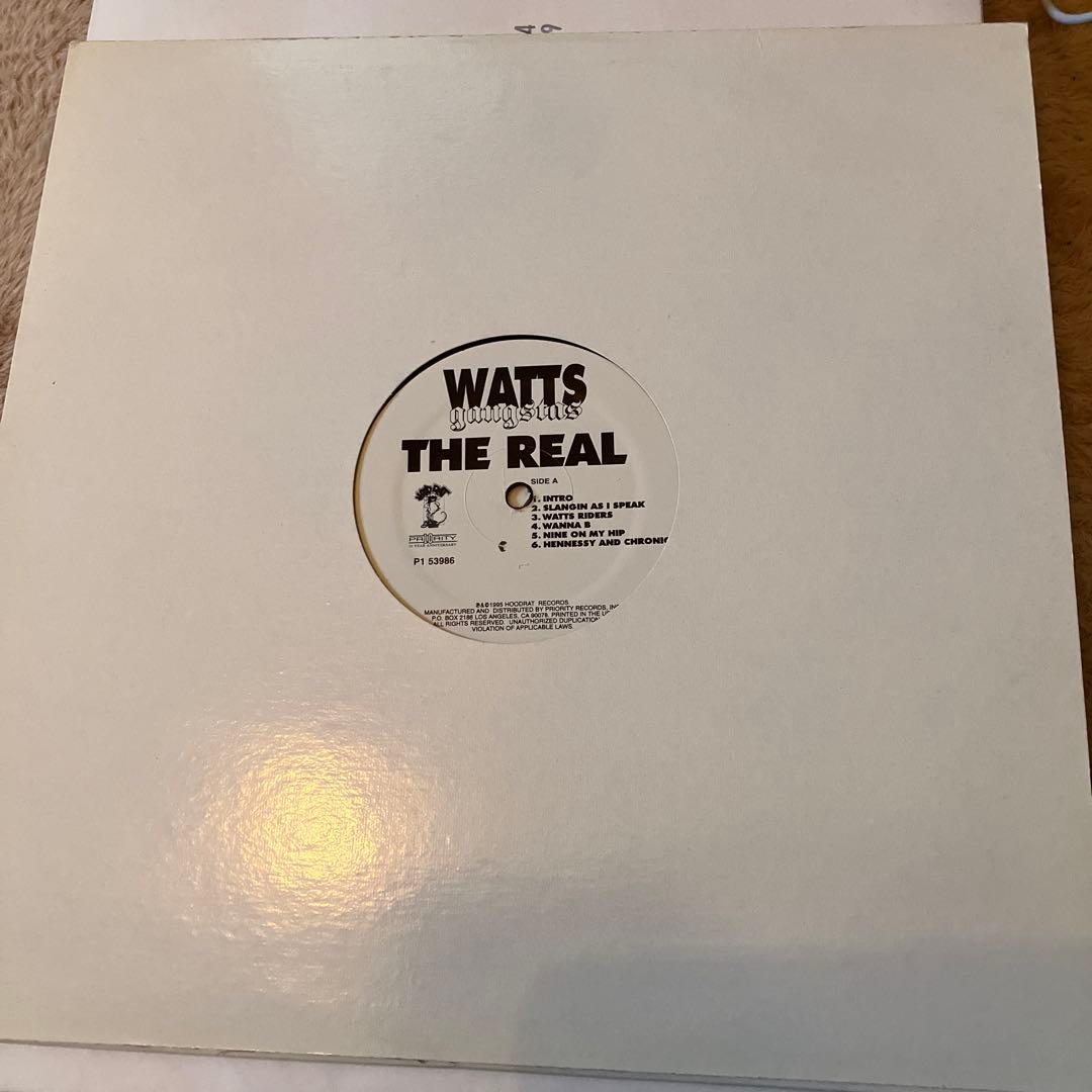 【G-RAP】 WATTS gangstas THE REAL レコード