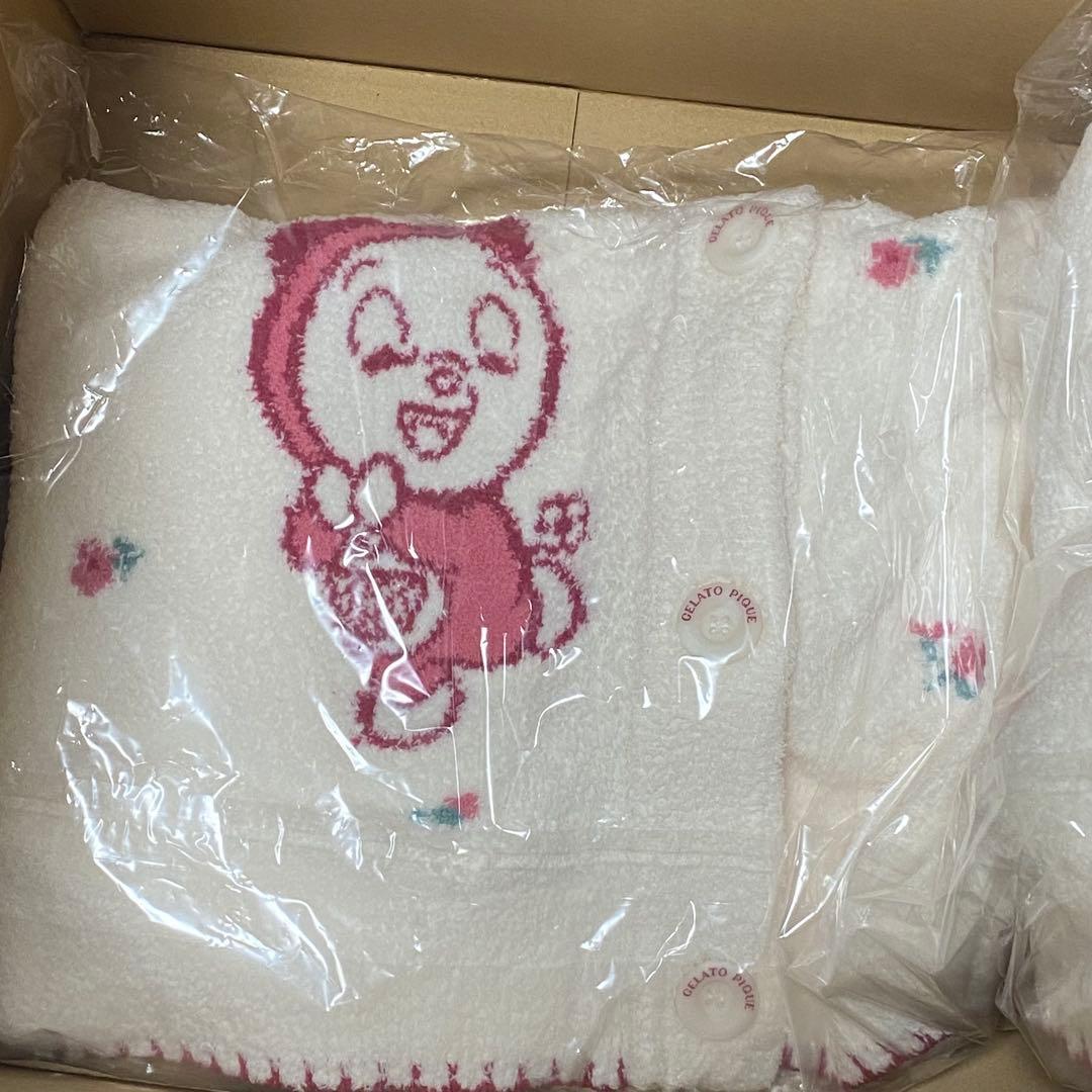 新品　ジェラートピケ　ドラえもんコラボ　ドラミちゃん　ジャガードカーディガン