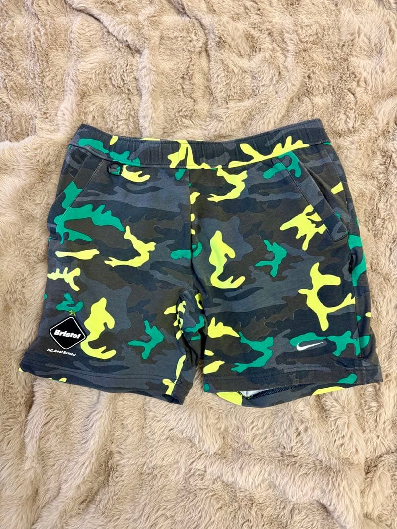 【3点SET】FCRBxNIKEコラボ カモフラージュセットアップS